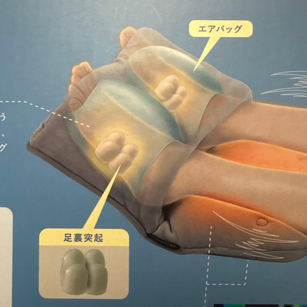 おやすみフットケアルルドAX-HX123 ATEX LOURDSグレーほぼ未使用