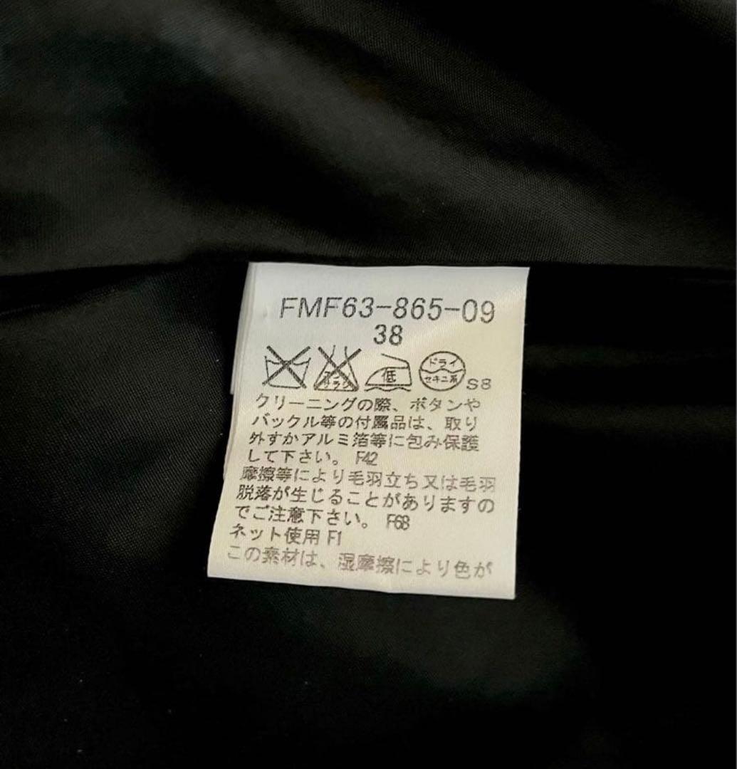 美品★バーバリーブルーレーベル★ビッグチェックツイードプリーツワンピース38白黒