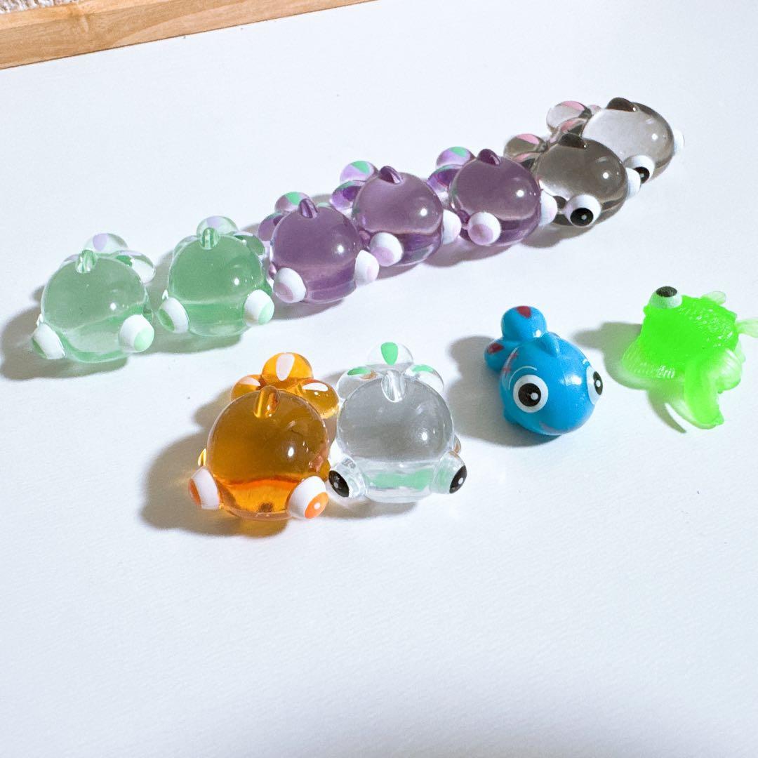 ミニチュア ヨーヨー 金魚 キーホルダー オイルチャーム 金魚すくい 金魚鉢