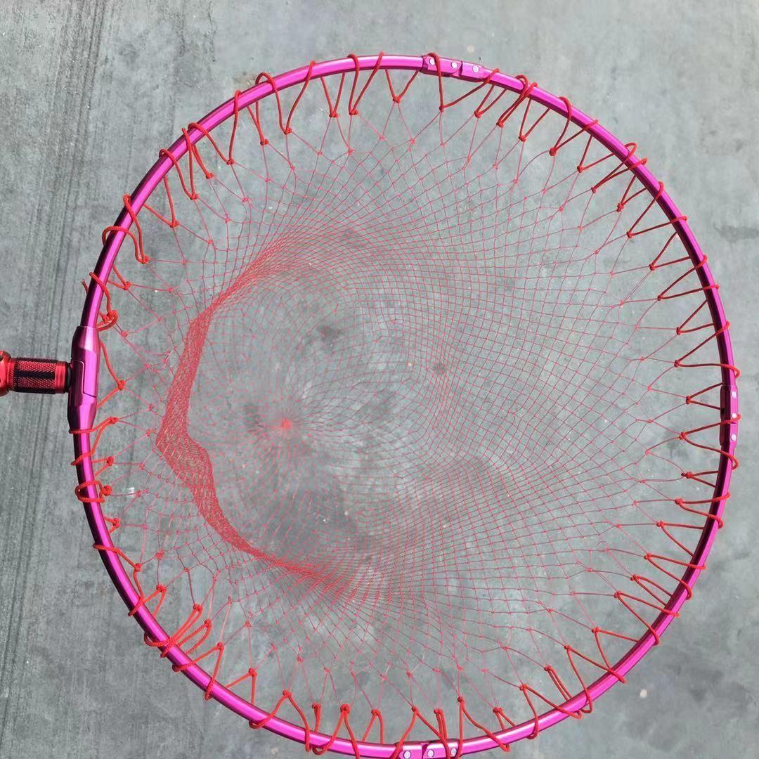 海釣り!大人気!在庫僅か❗️チタン玉網55CM 玉枠 (四つ折)　超軽量 硬強度