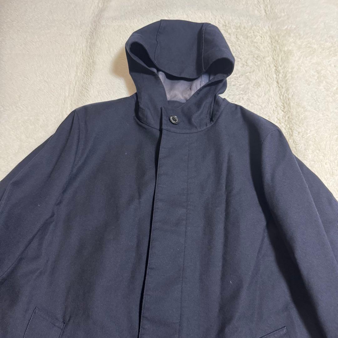 トラディショナルウェザウェアー　フーデッドライナーコート　メンズ40黒