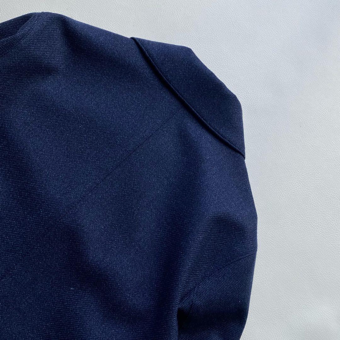 【未使用近/ロロピアーナ】マッキントッシュ ダンケルド ML 38 毛絹 紺