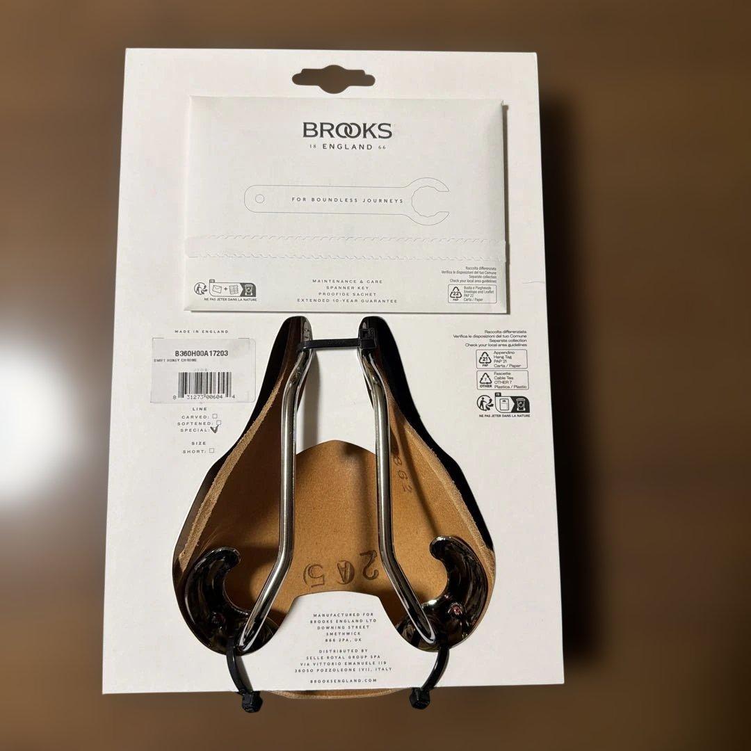 パーツ BROOKS SWIFT CHROME HONEY