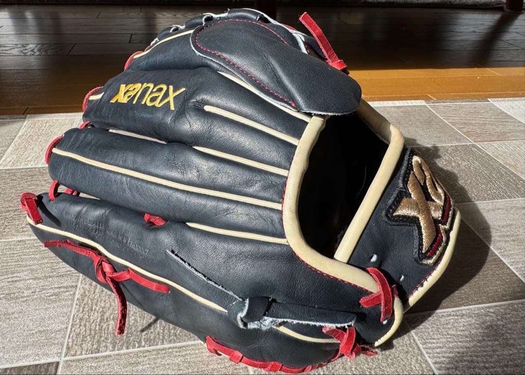 【配色レア】ザナックス　一般軟式投手用グラブ＋おまけ付き