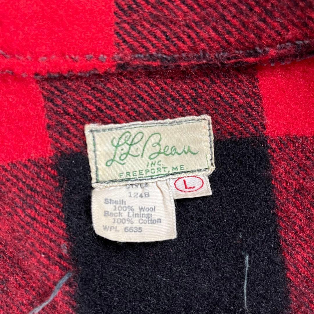 50s 60s L.L.Bean ウールジャケット チェック ヴィンテージ