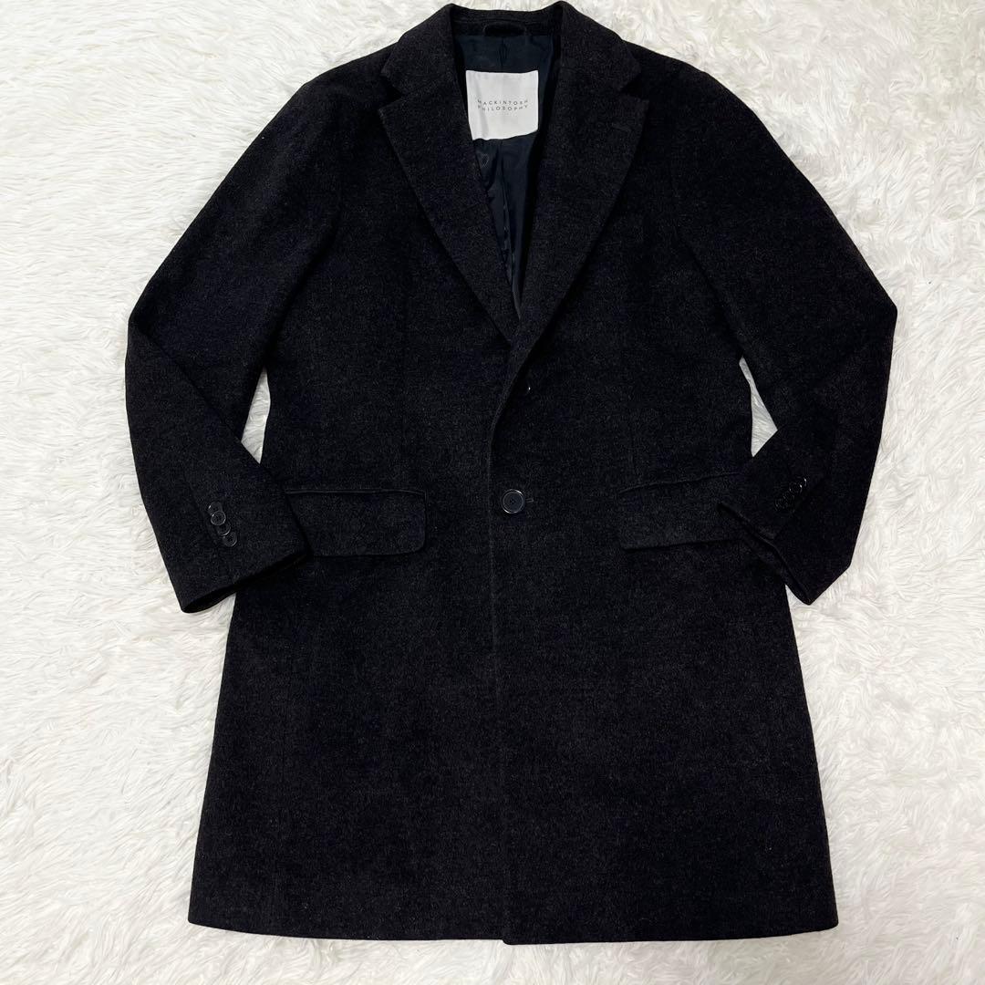 美品✨現行 カシミヤ混 マッキントッシュ チェスターコート M