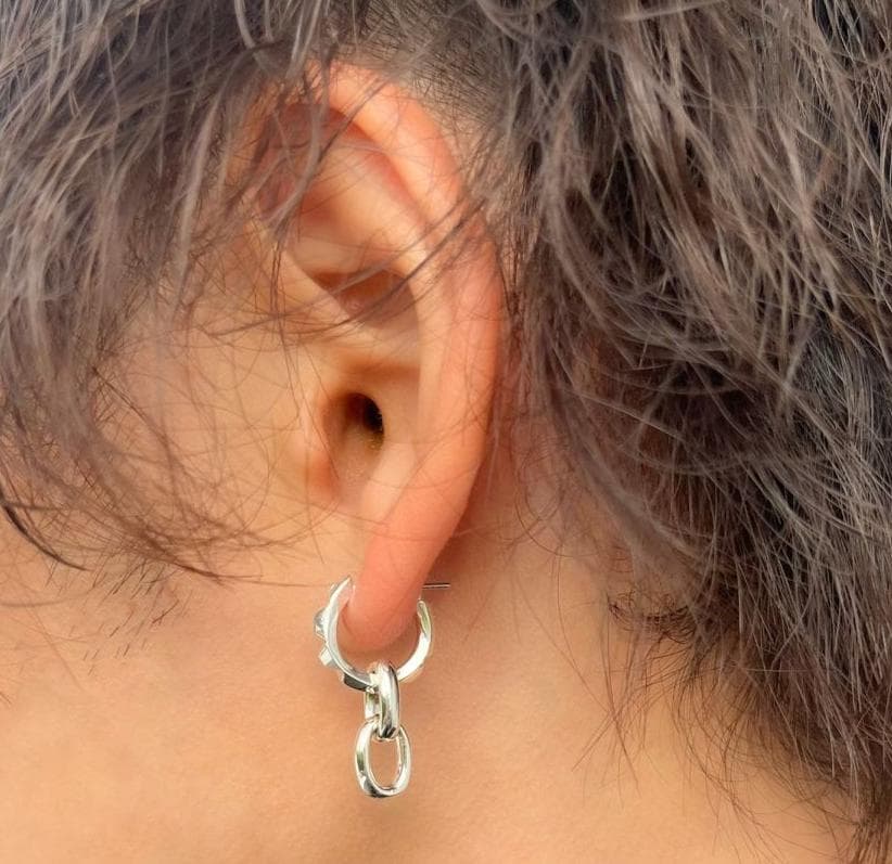 ガルニGARNIピアス　Clash Combi Chain Pierce