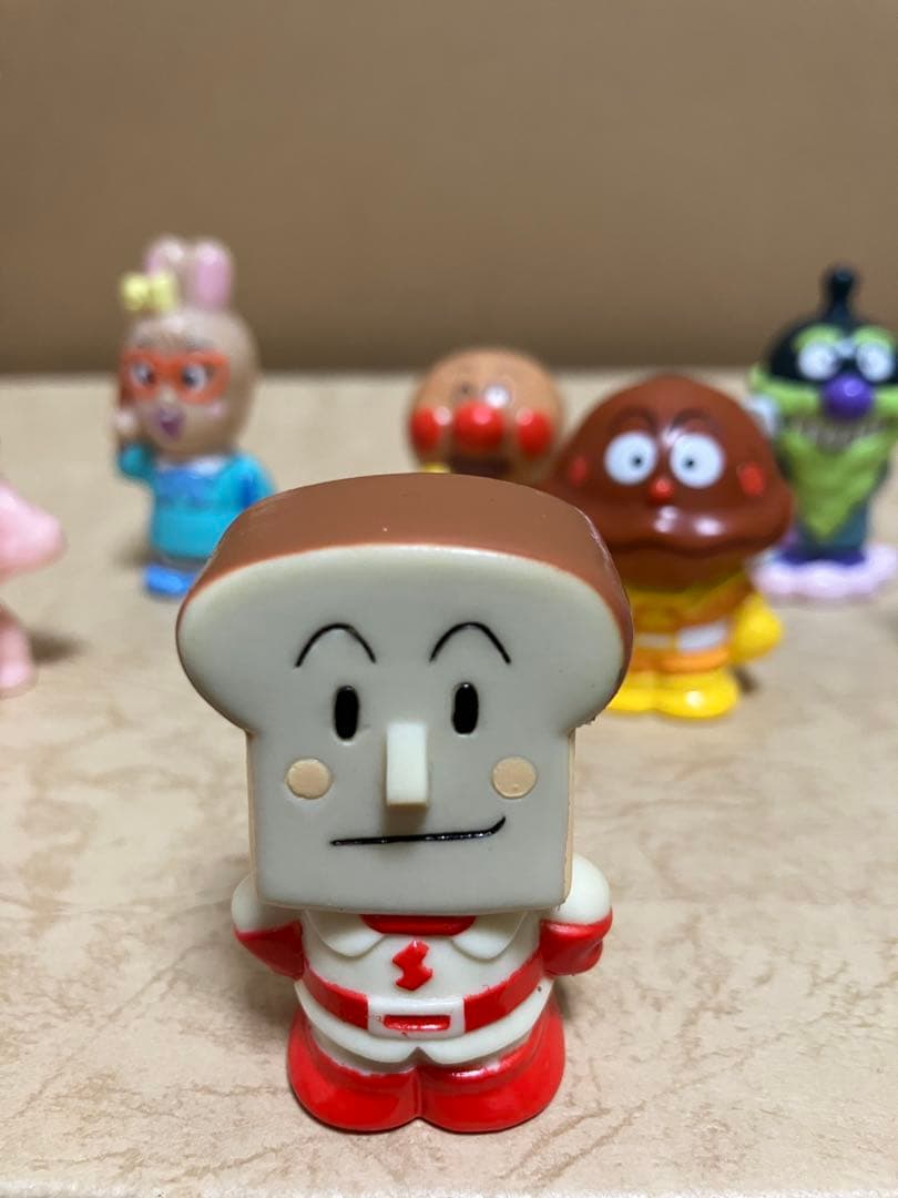 あつまれアンパンマン3 ソフビ指人形 9種フルセット 1999年 - メルカリ