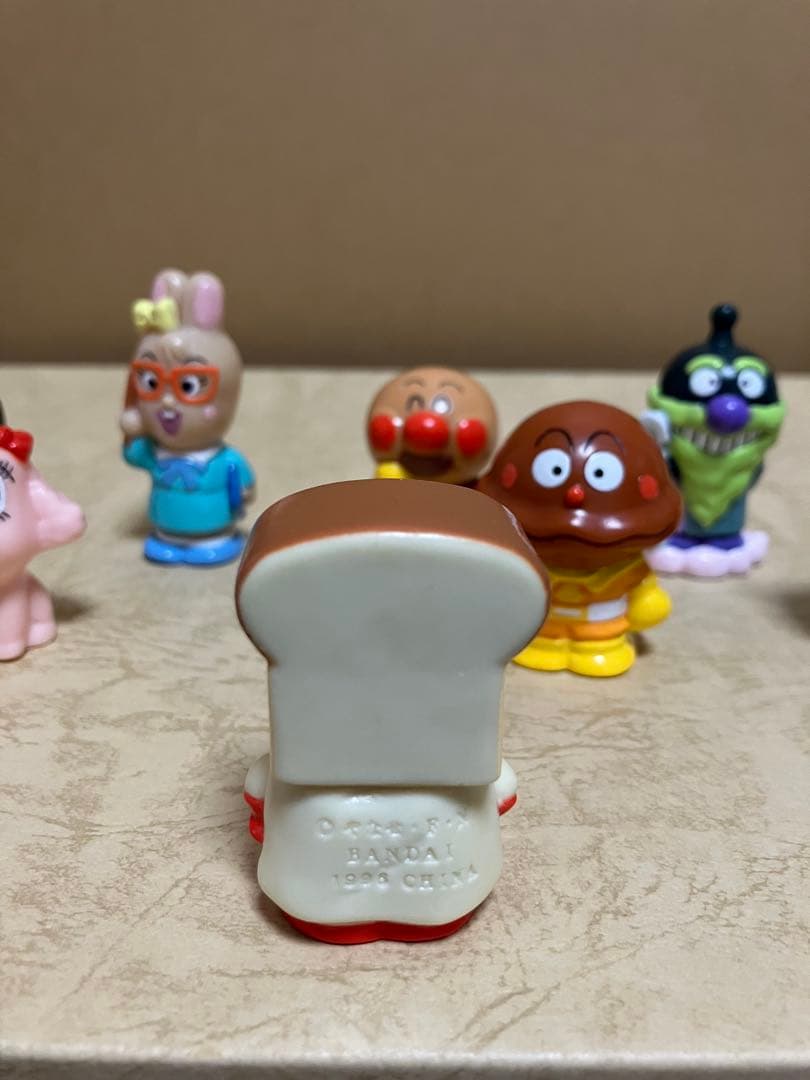 あつまれアンパンマン3 ソフビ指人形 9種フルセット 1999年 - メルカリ