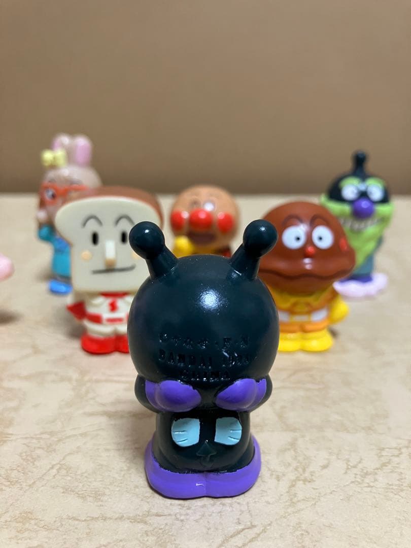 あつまれアンパンマン3 ソフビ指人形 9種フルセット 1999年 - メルカリ