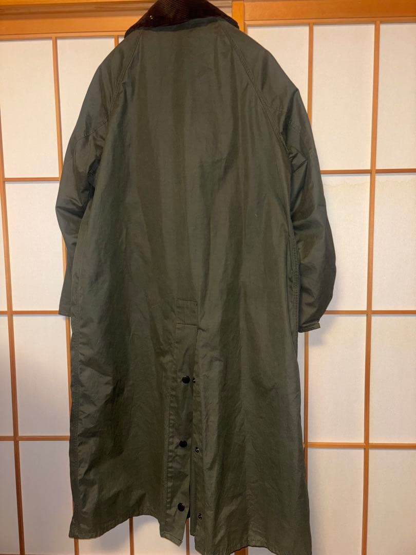 Barbour Burghley OS ロングコート 36