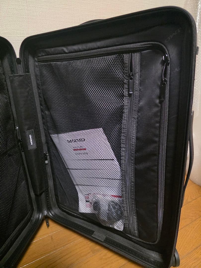 新品/未使用　美品　MAIMO キャリーケース　(HACOBO)黒 Mサイズ