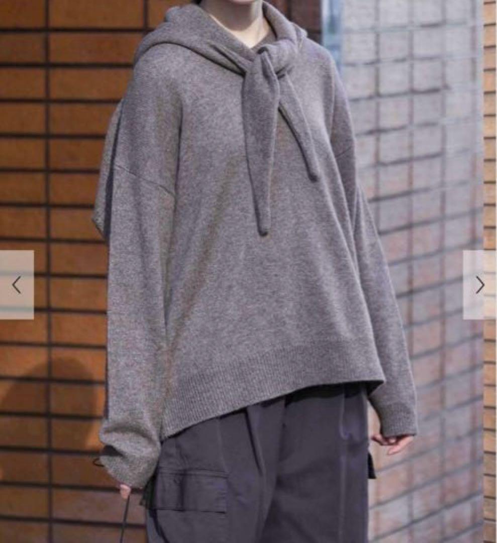 新品タグ付き　かぐれ　ヤクウールフードマフラー　アーバンリサーチドアーズ