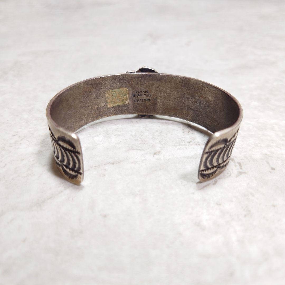 NAVAJO ナバホ Rick Martinez ターコイズバングル 925