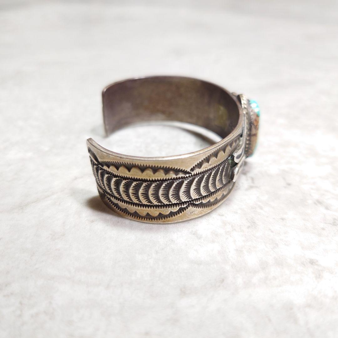NAVAJO ナバホ Rick Martinez ターコイズバングル 925