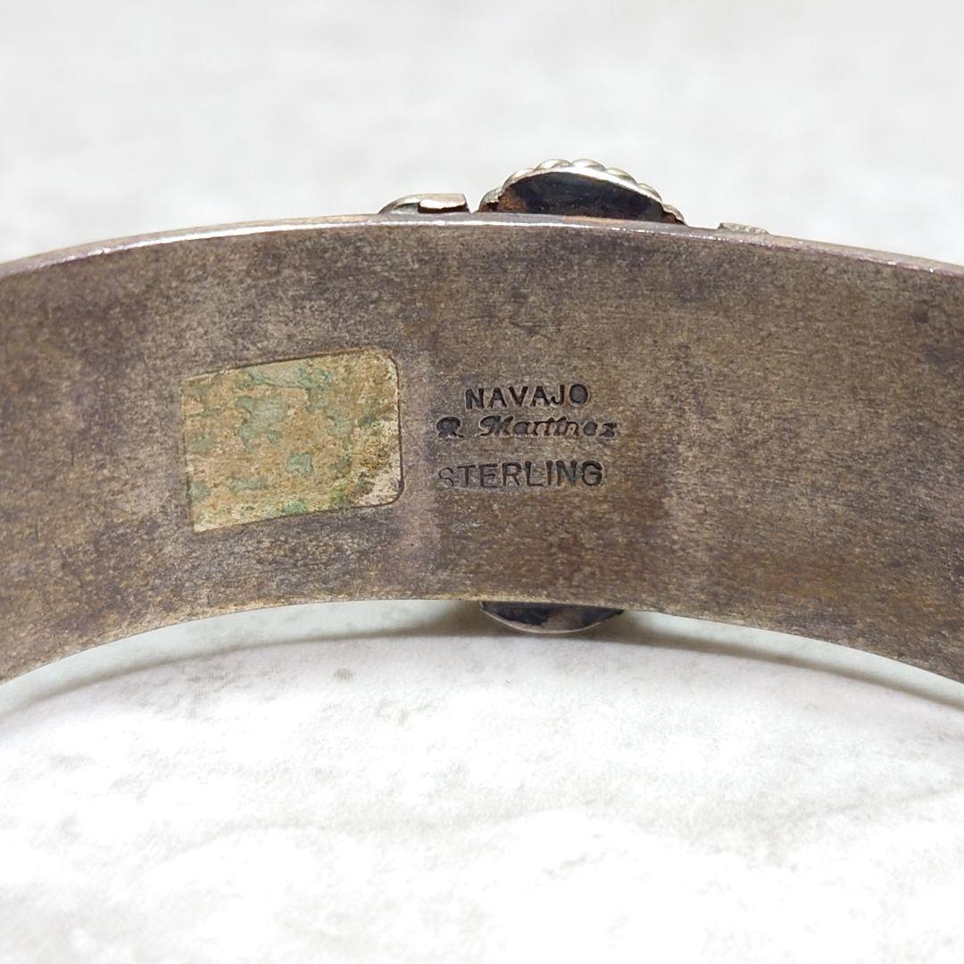 NAVAJO ナバホ Rick Martinez ターコイズバングル 925