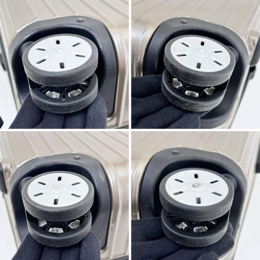 美品 リモワ サルサ 87L 4輪 TSAロック チェックインL プロセコ