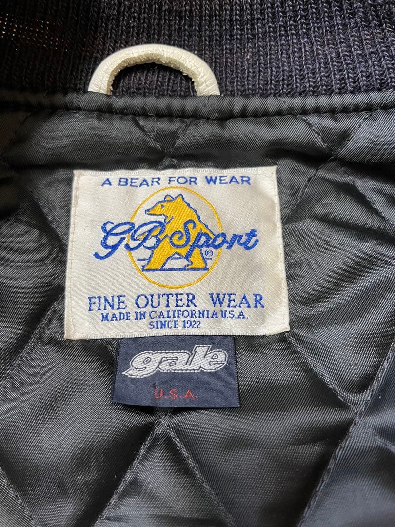 ＧＢスポーツ✖︎gale ゴールデンベア スタジャン　ウール　アメリカ製