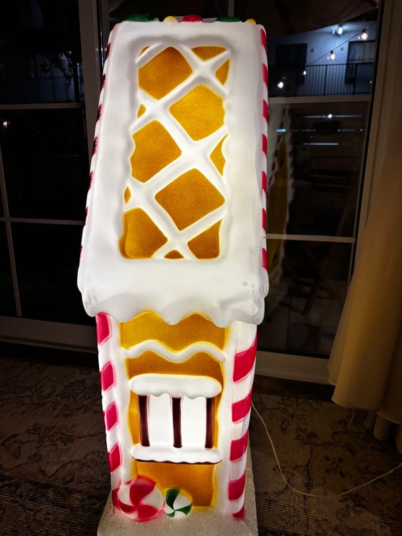 LEDブローライト　キャンディーハウス　お菓子のお家　クリスマスイルミネーション