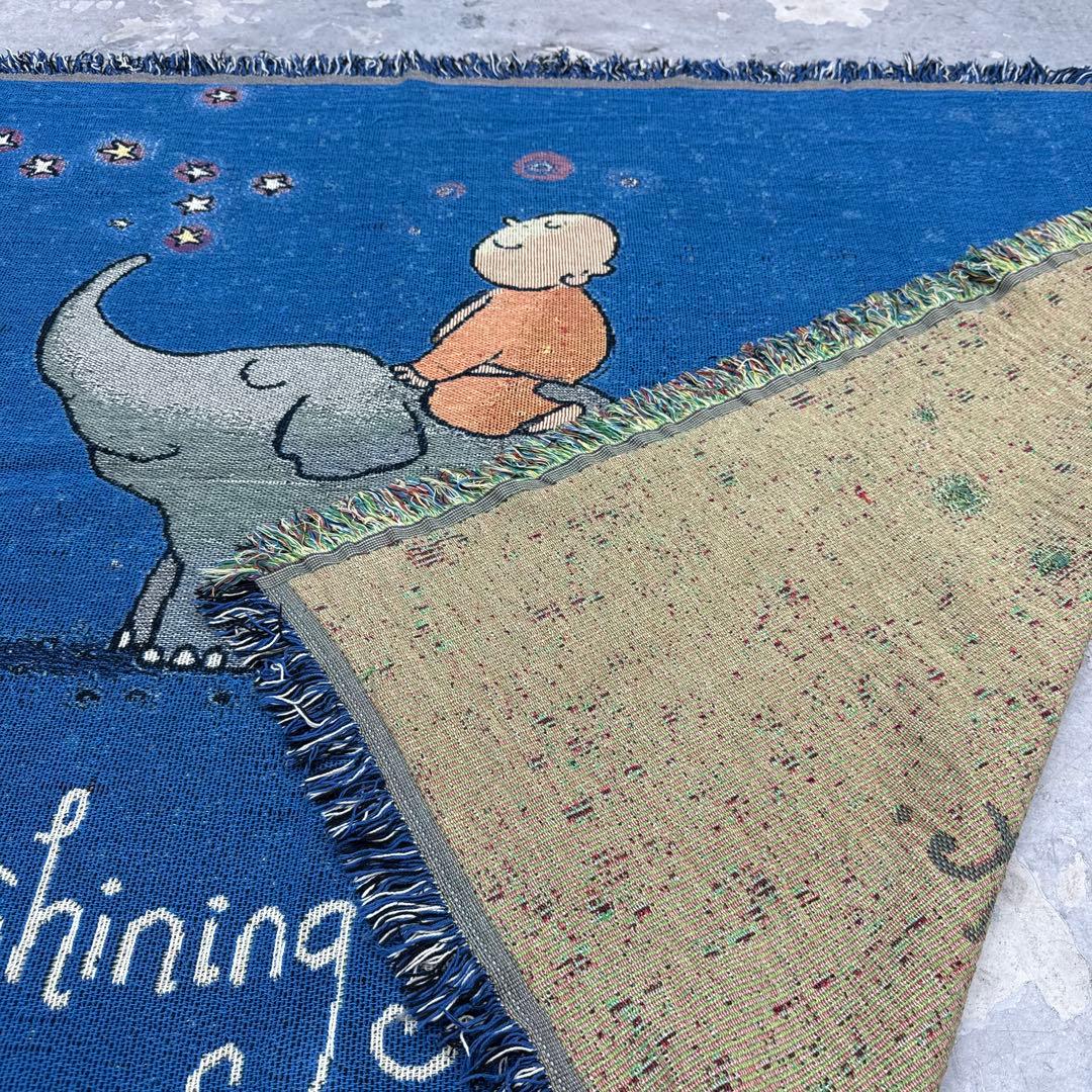 Buddha Doodles マルチカバー　ソファーカバー　ラグ130x172