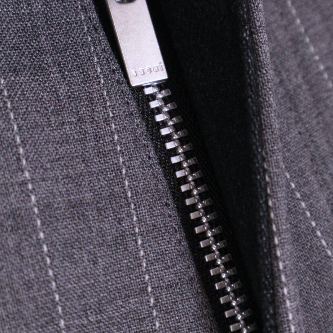 【新品】sacai グレストライプトラウザー ボトムス