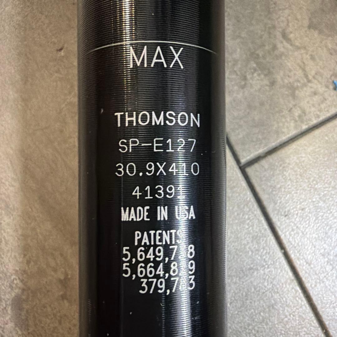 【新品】THOMSON Elite シートポスト 30.9x410