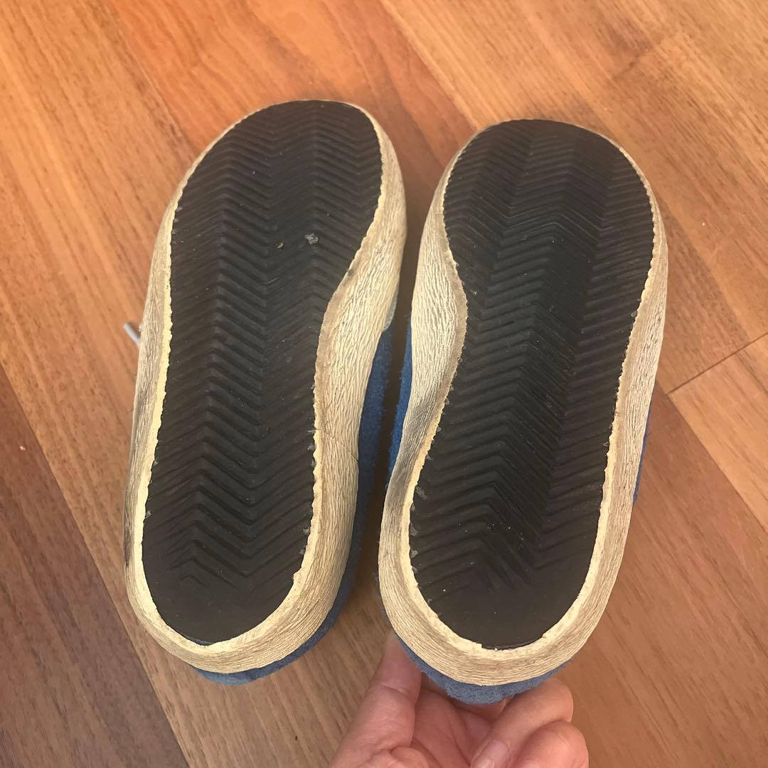 ジ*ン様 【期間限定】GOLDEN  スニーカーブルー本革