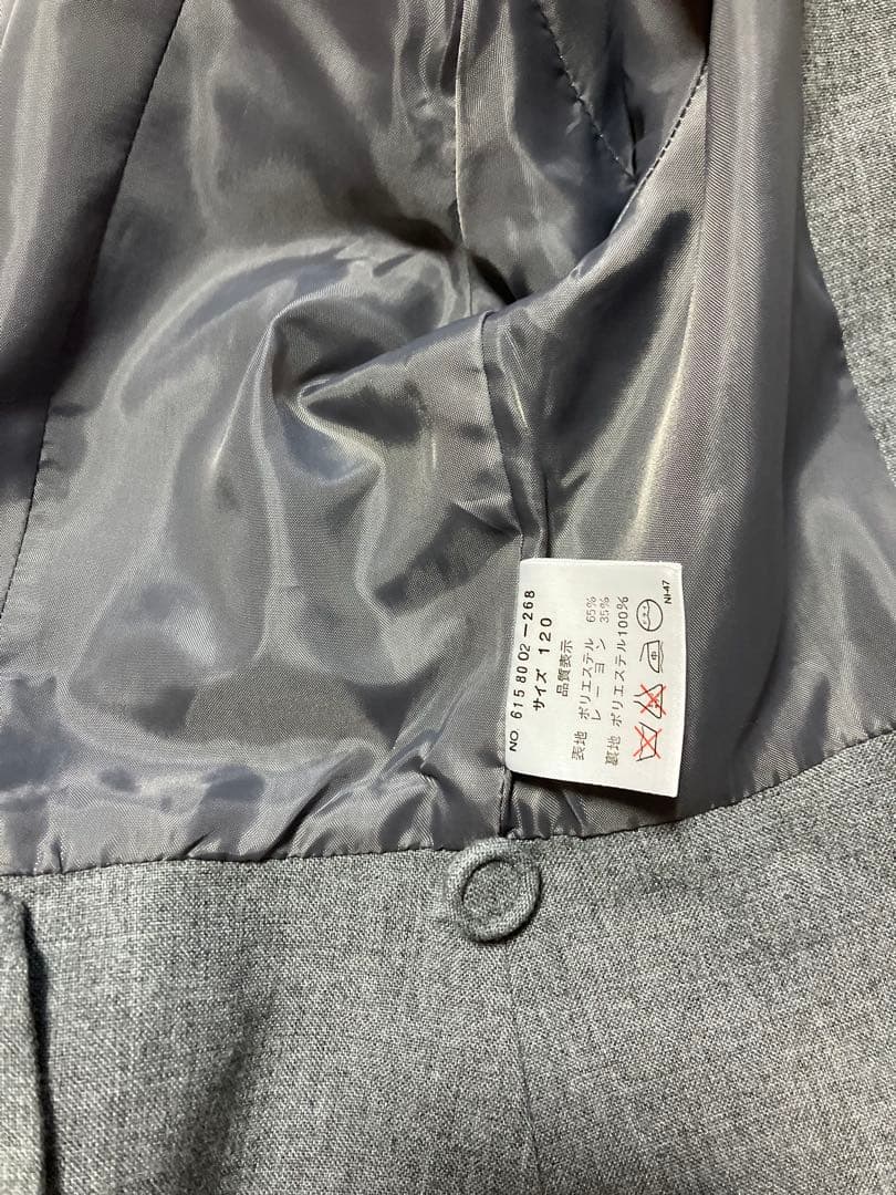 ナルミヤインターナショナルメゾピアノフォーマルスーツ１２０サイズ４点セット美品