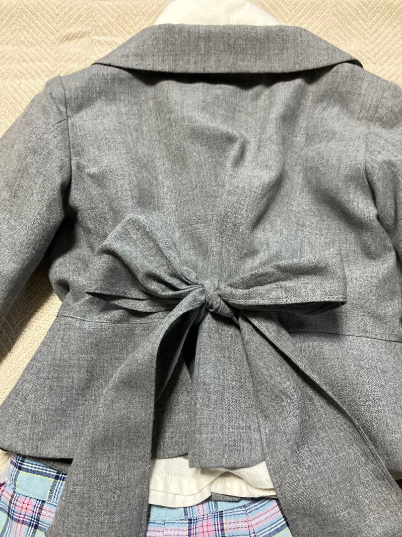 ナルミヤインターナショナルメゾピアノフォーマルスーツ１２０サイズ４点セット美品