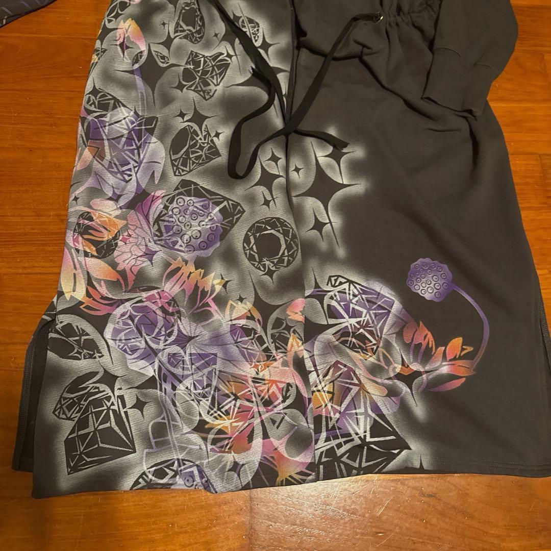 yokangスウェット生地ロングコート