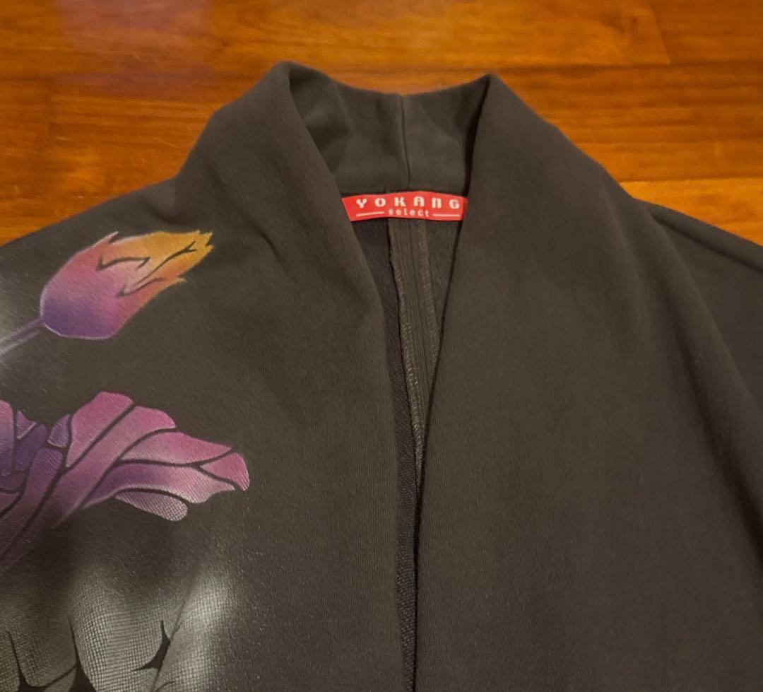 yokangスウェット生地ロングコート