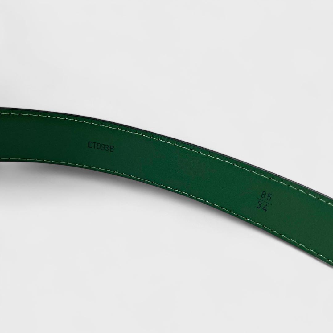 極美品✨ルイヴィトン エピ サンチュールクラシック ベルト ゴールド金具 緑
