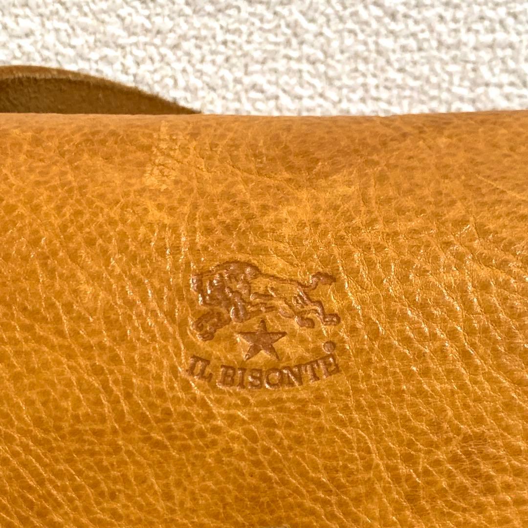 希少 イルビゾンテ クロスショルダーバッグ デニム&レザー ヒッコリー