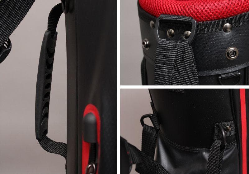 【良品】J.LINDBERG キャディバッグ《8.5型》スタンド 5分割 軽量