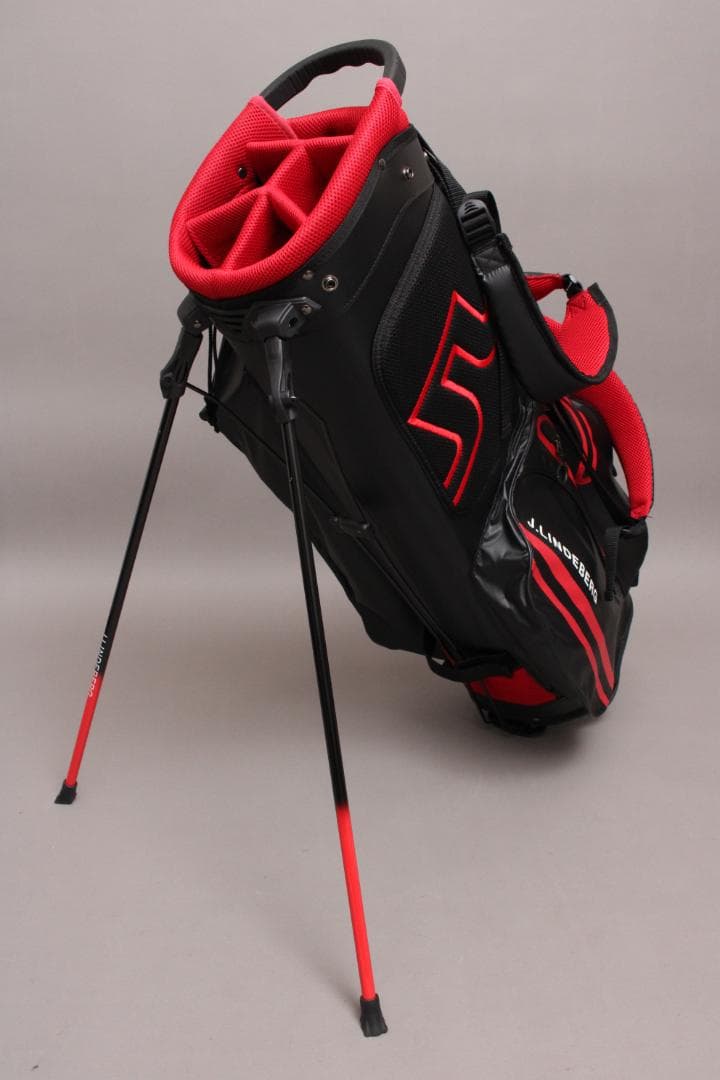 【良品】J.LINDBERG キャディバッグ《8.5型》スタンド 5分割 軽量