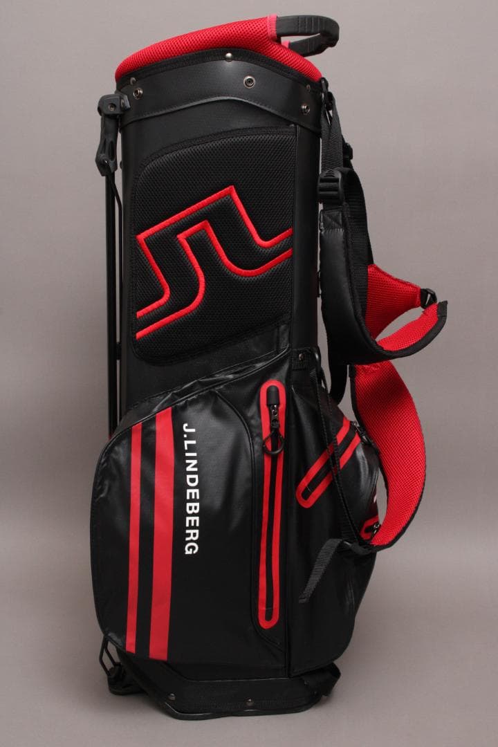 【良品】J.LINDBERG キャディバッグ《8.5型》スタンド 5分割 軽量