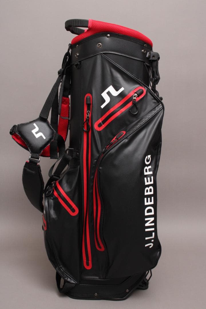 【良品】J.LINDBERG キャディバッグ《8.5型》スタンド 5分割 軽量