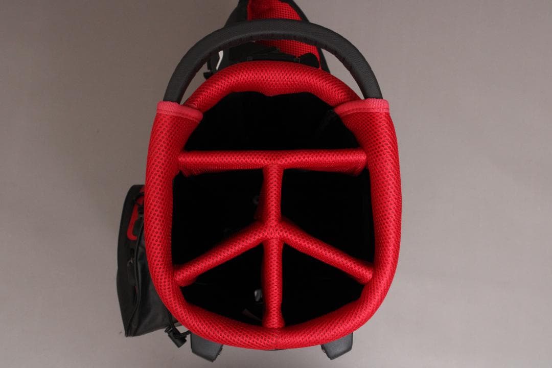 【良品】J.LINDBERG キャディバッグ《8.5型》スタンド 5分割 軽量