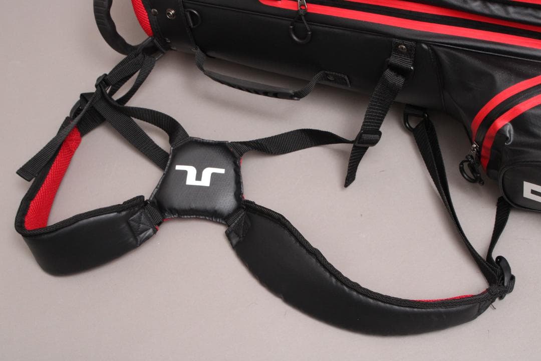 【良品】J.LINDBERG キャディバッグ《8.5型》スタンド 5分割 軽量