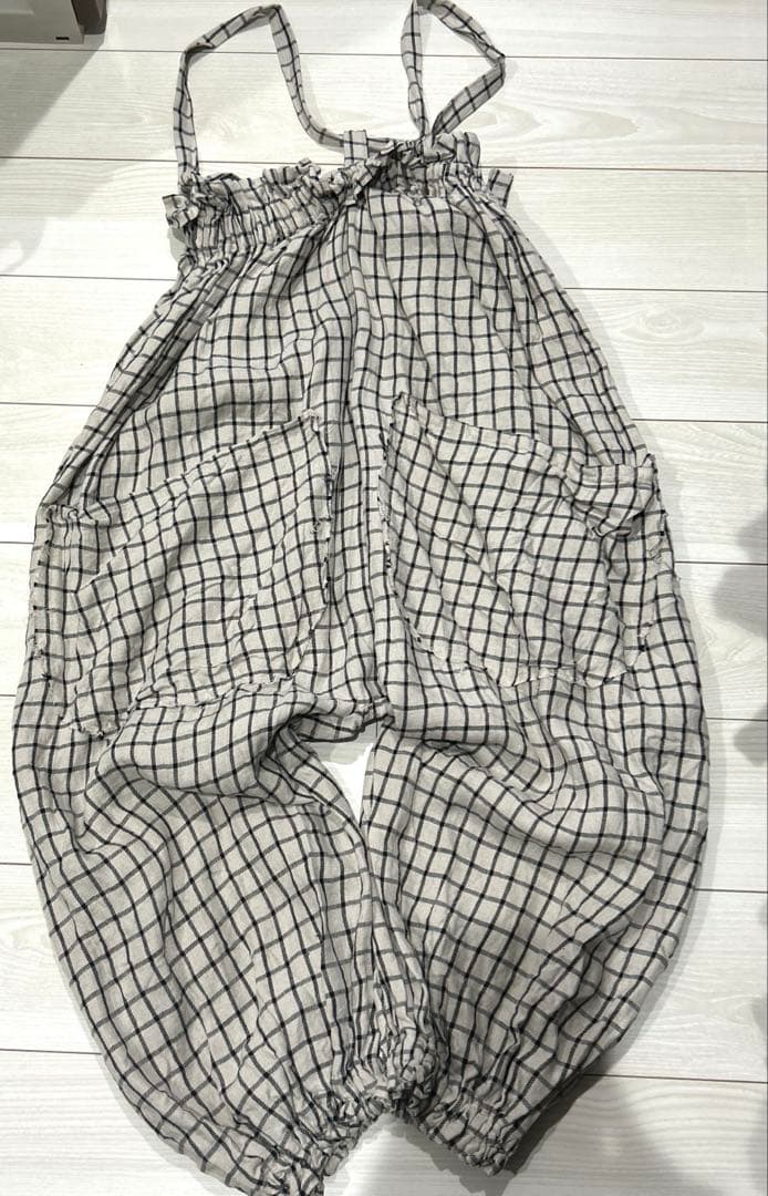 人気作家様　でかポケサロペットパンツ　marche' de soeur