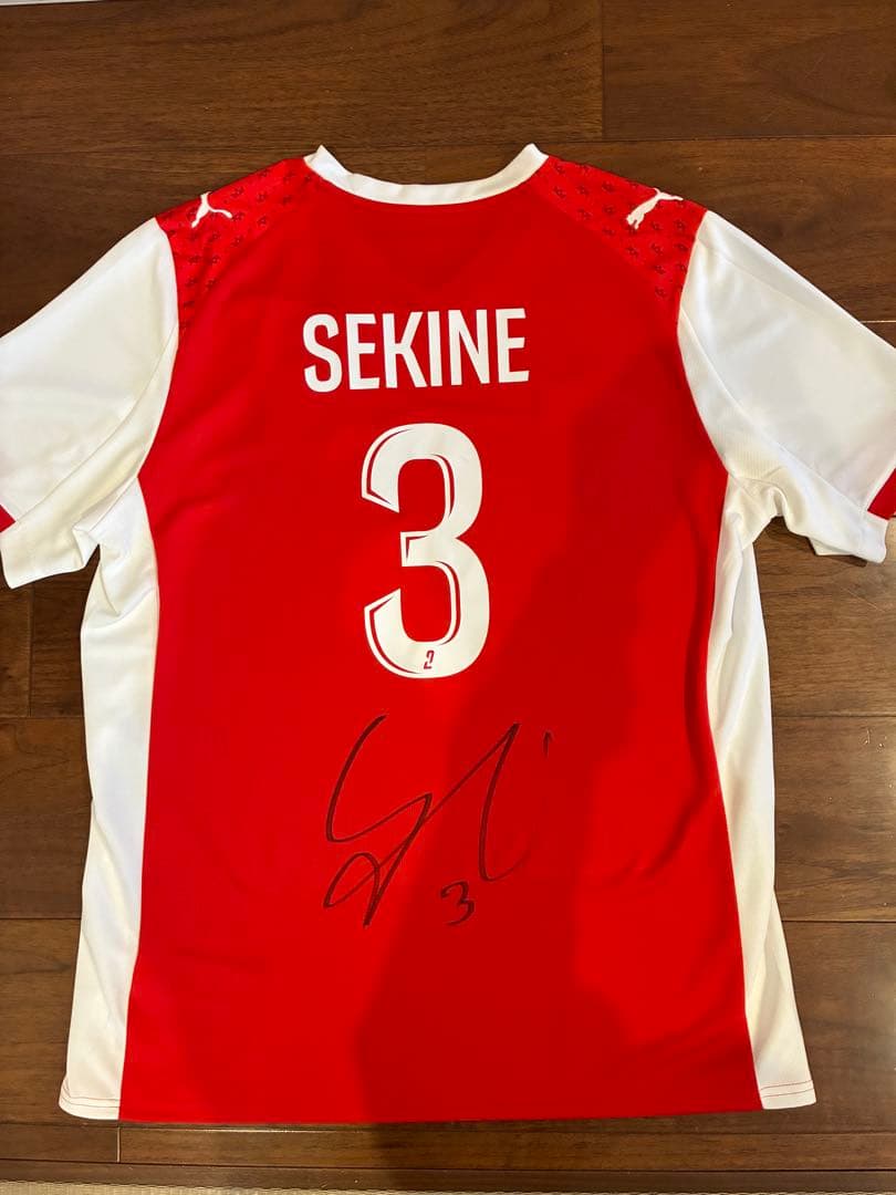 スタッドランス25-26シーズンユニフォーム関根直筆サイン入り新品未