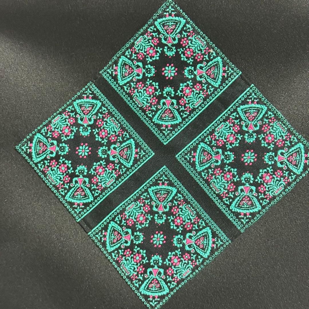 未使用級✨スワニー Michiko Kuge キャリーバッグ ブラック 刺繍