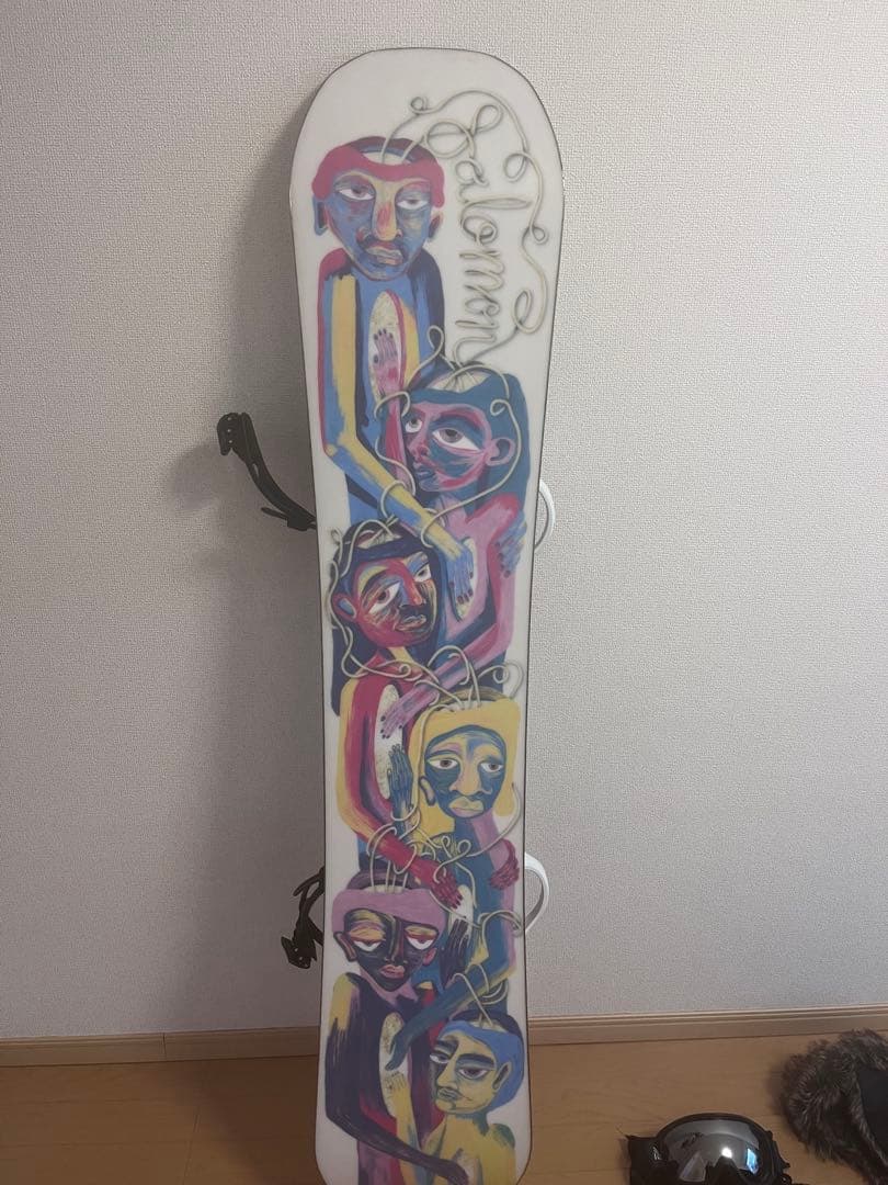 Salomon スノーボード+ビンディング小物+ウェア上下+ホットワックスセット