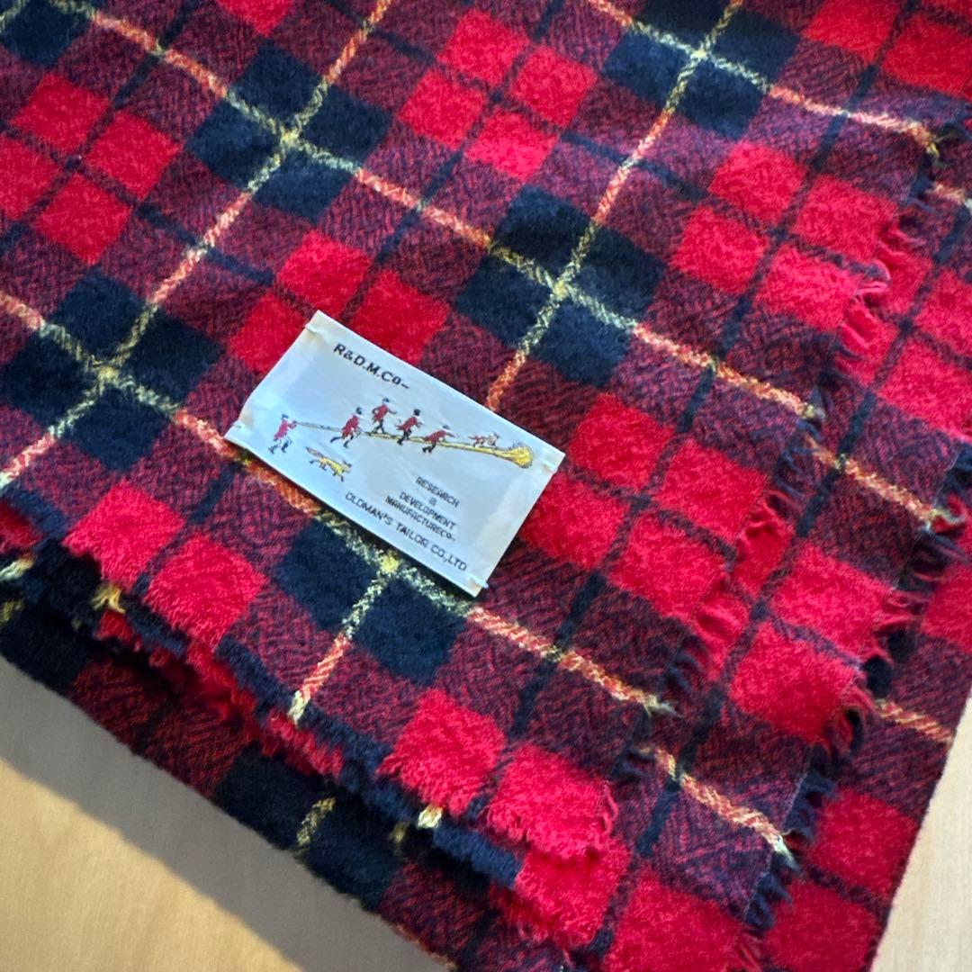 オールドマンズテーラー　ウール タータンチェック ブランケット