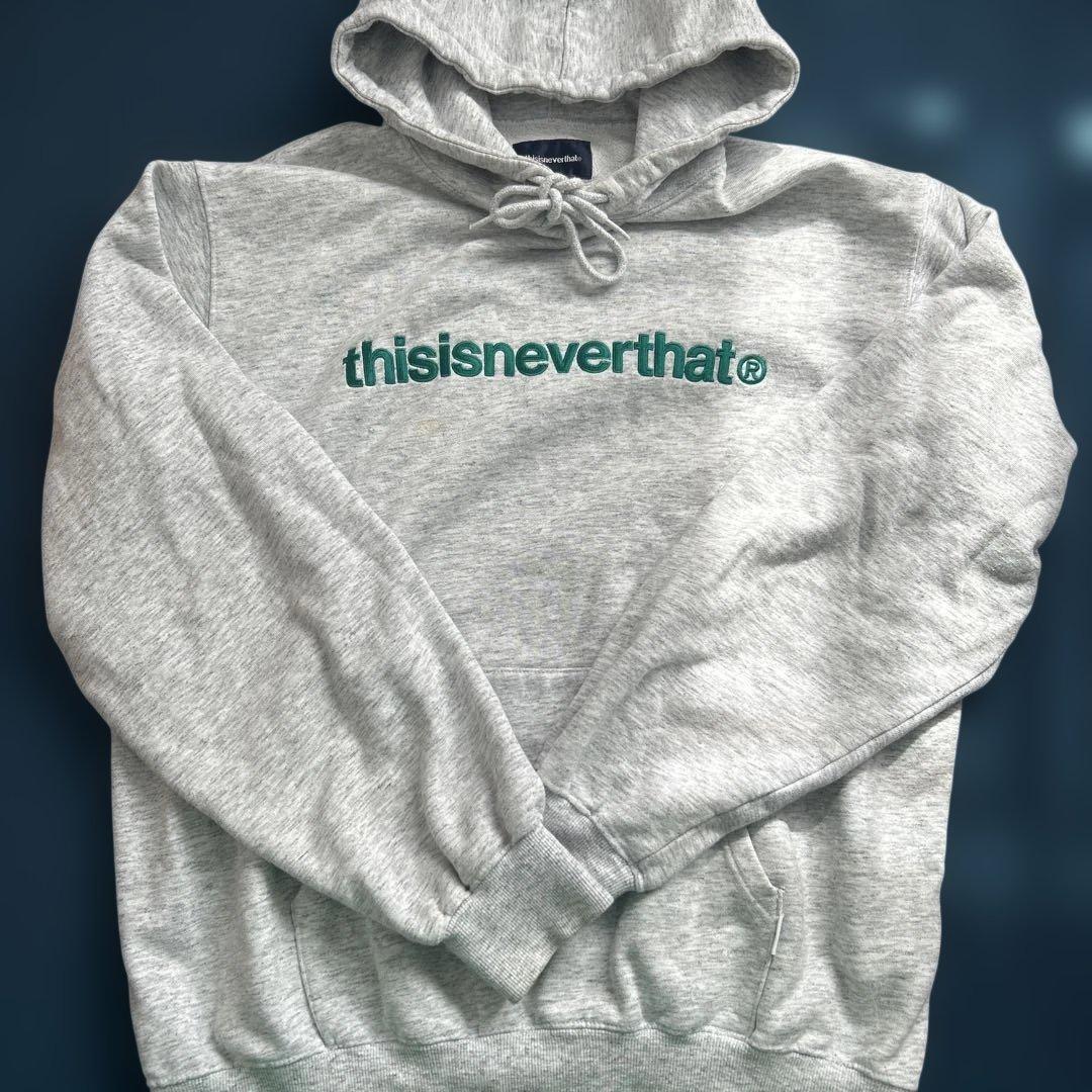 thisisneverthat グレーパーカー L - メルカリ