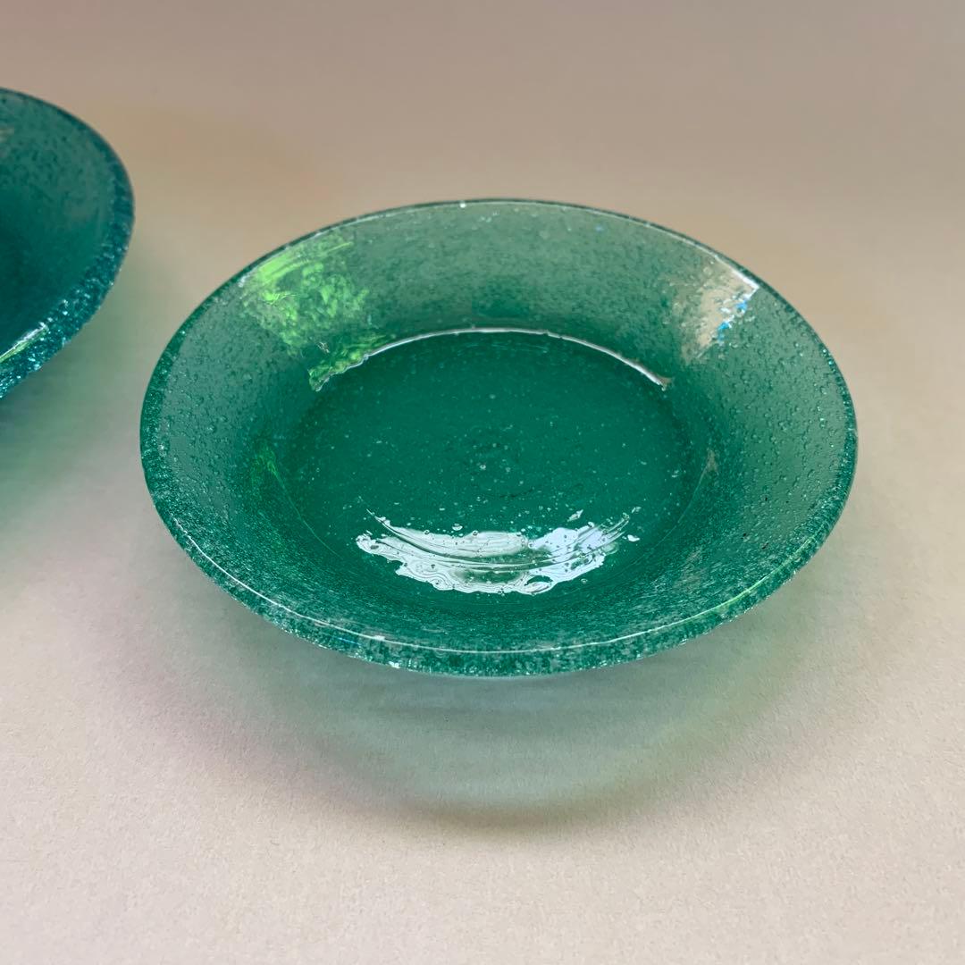 倉敷ガラス 小谷真三 皿 2枚 民藝 - メルカリ