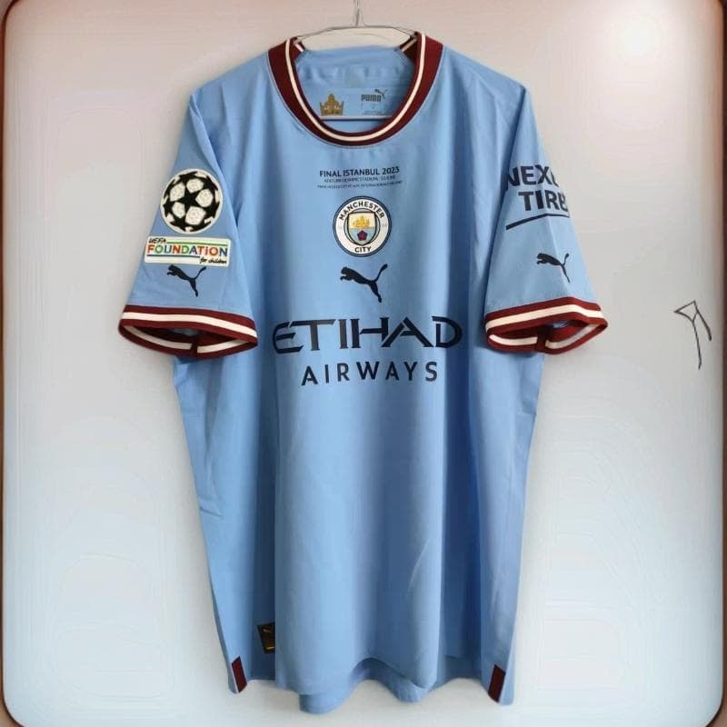 2023 マンチェスター・シティ DE BRUYNE 背番号17 半袖 シャツ