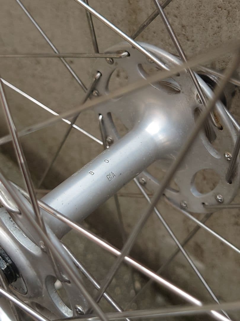 貴重　ピストホイール 前後セット　旧車ピストに