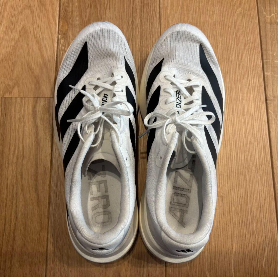 adidas ホワイト/ブラック　evo sl 26.5cm