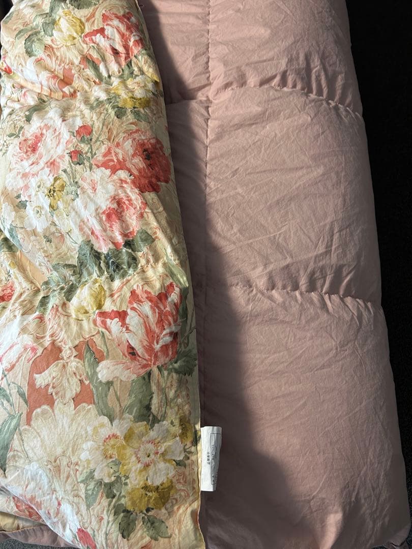 羽毛掛けふとん　シングルサイズ